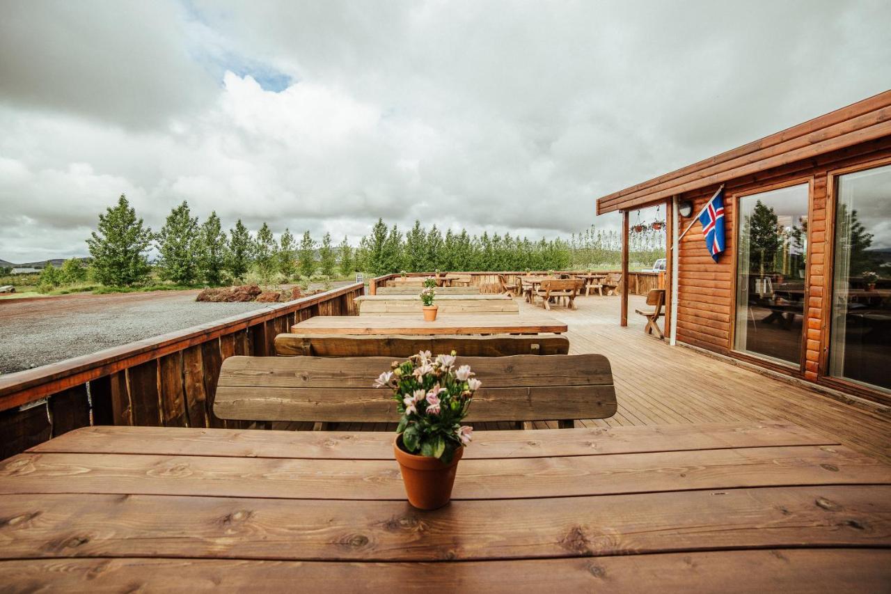 Minniborgir Cottages & Restaurant Selfoss Eksteriør bilde